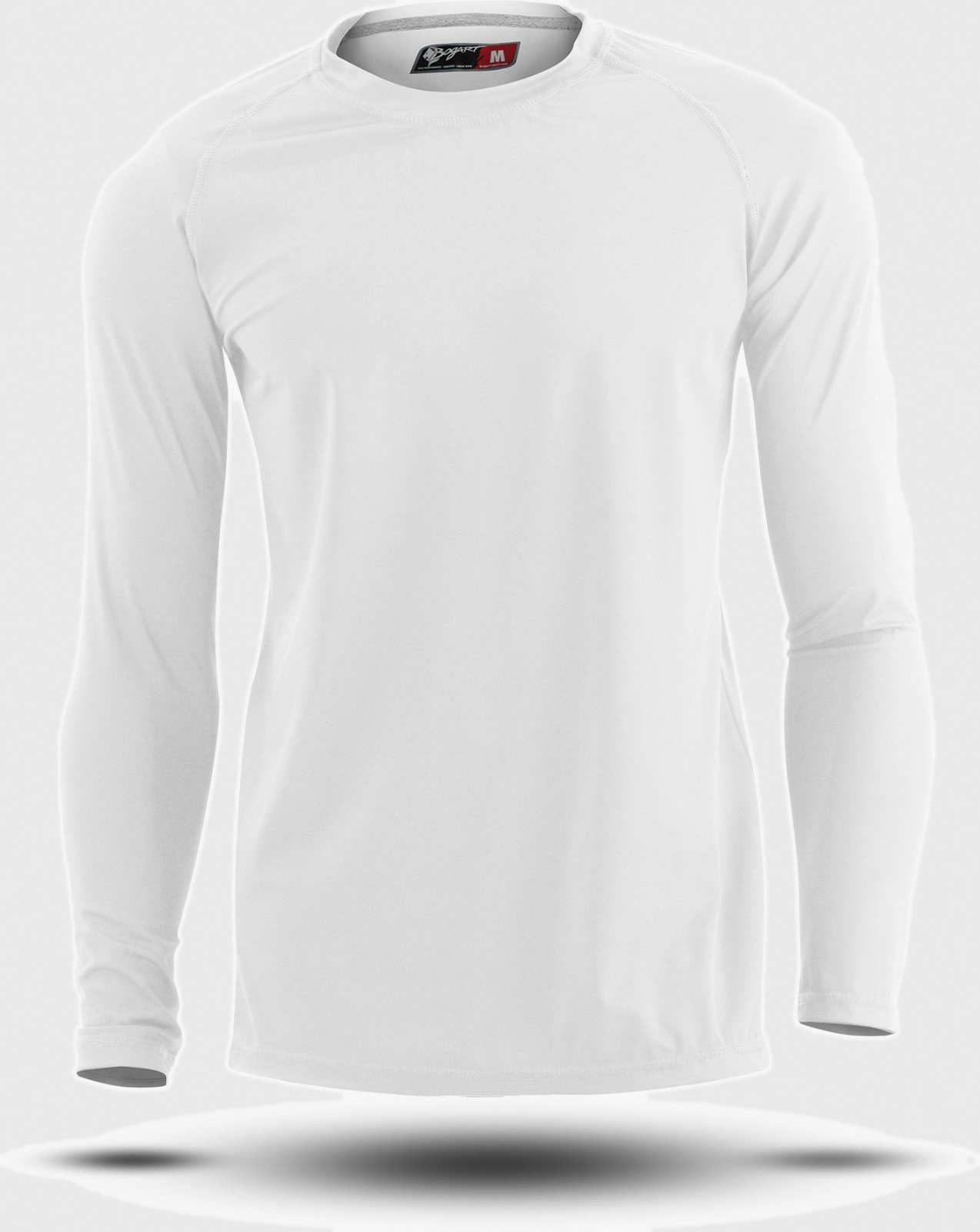 Rashguard manga larga blanca BogartMX